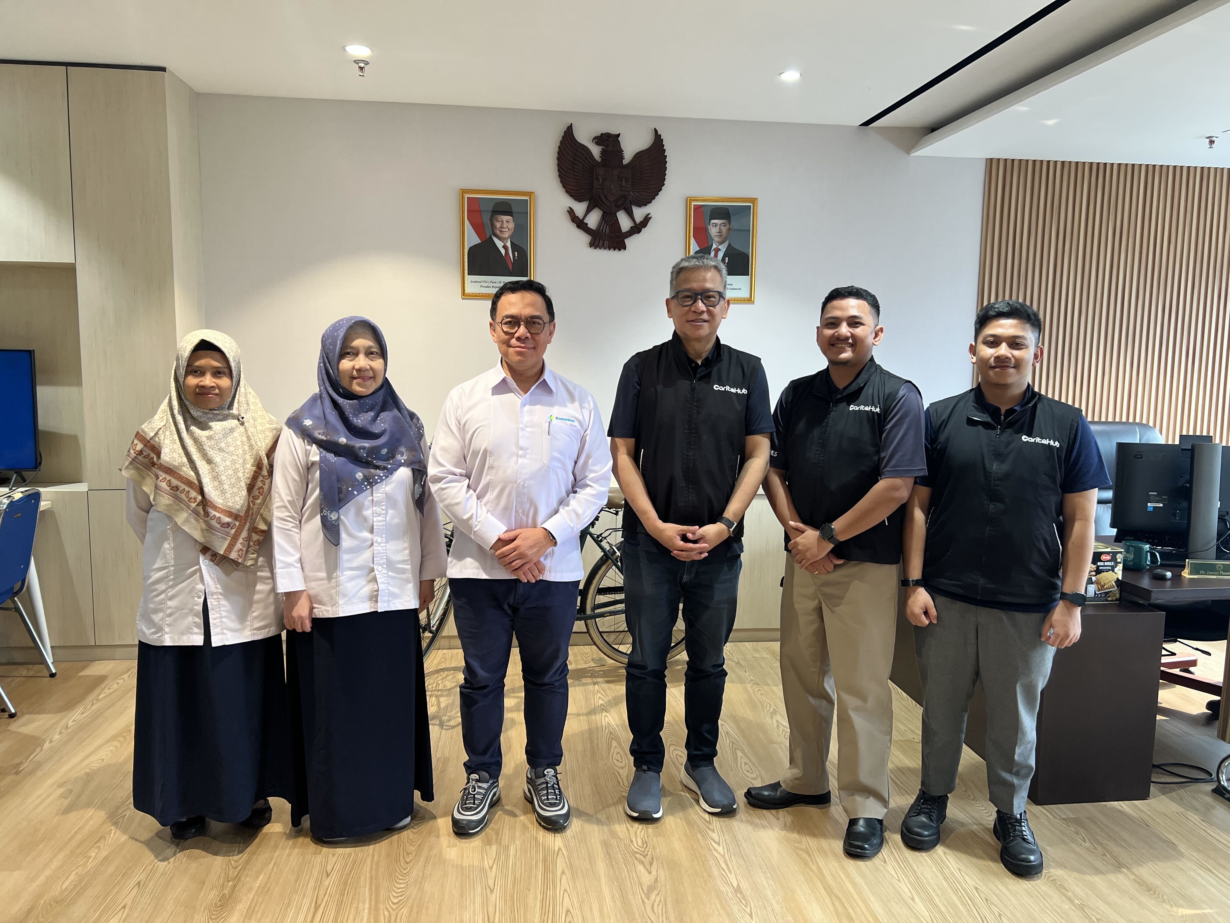 CaritaHub & Indonesia Health Minister